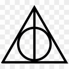 Symbol Harry Potter Deathly Hallows, HD Png Download - deathly hallows symbol png