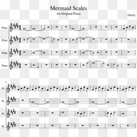 Sheet Music, HD Png Download - mermaid scales png