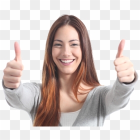 Happy Girl Png, Transparent Png - ok sign png