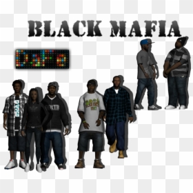 Gta San Andreas Black Skins, HD Png Download - gta san andreas png