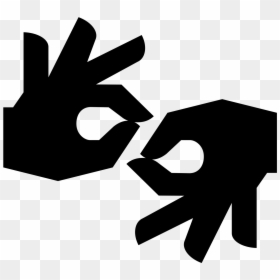 American Sign Language Icon, HD Png Download - ok sign png