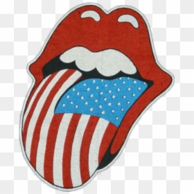 Rolling Stones American Flag, HD Png Download - rolling stones tongue png