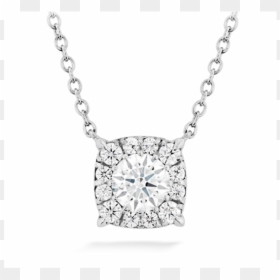 Diamond Pendant Gold Princess Cut, HD Png Download - bling necklace png