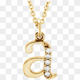 Alphabet Design Single Ctw Initial Letter, HD Png Download - bling necklace png