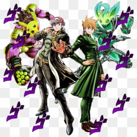 Pokemon Red And Blue Jojo, HD Png Download - kakyoin png