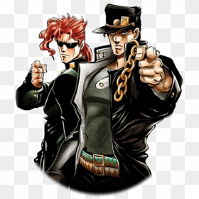 Jotaro Kujo And Noriaki Kakyoin, HD Png Download - kakyoin png