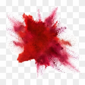 Red Powder Explosion Transparent, HD Png Download - powder explosion png