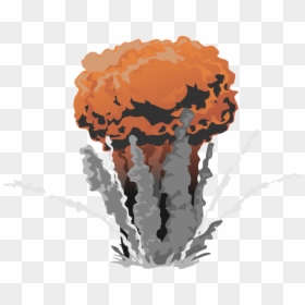 Nuclear Bomb Gif Transparent, HD Png Download - powder explosion png
