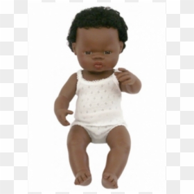 Baby Pop Donker Jongen, HD Png Download - baby doll png