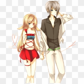 Beautiful Happy Chocolate Day, HD Png Download - anime couple png