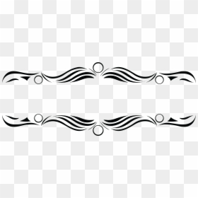 Decorative Lines For Word 2016, HD Png Download - leaves border png