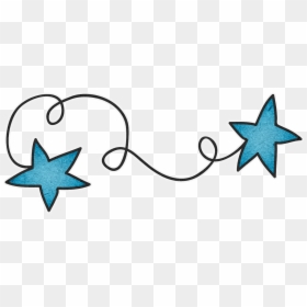Row Of Stars Clipart, HD Png Download - border lines png