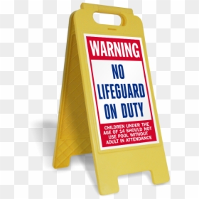 Slippery When Wet Sign, HD Png Download - lifeguard png