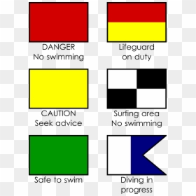 Beach Flags Meanings Uk, HD Png Download - lifeguard png