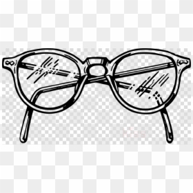 Glasses Clipart Black And White, HD Png Download - hipster glasses transparent png