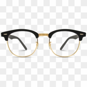 Half Frame Glasses Gold, HD Png Download - hipster glasses transparent png