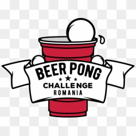 Beer Pong Logo Png, Transparent Png - beer pong cups png