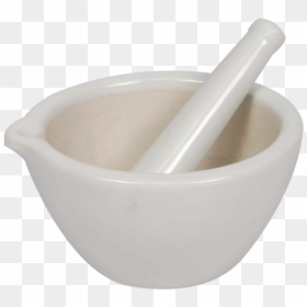 Laboratory Apparatus Mortar And Pestle, HD Png Download - mortar and pestle png