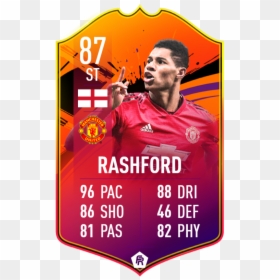 Marcus Rashford Fifa 19 Card, HD Png Download - jayson tatum png