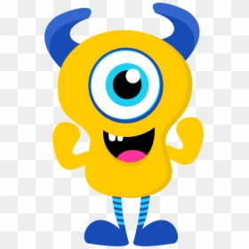 Yellow Monster Clip Art, HD Png Download - cute monster png