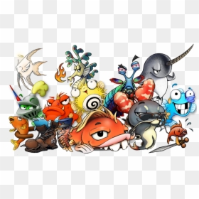 Cartoon, HD Png Download - fish jumping png