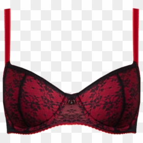 Brassiere, HD Png Download - red lace png