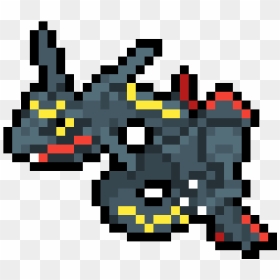 Shiny Rayquaza Pixel Art, HD Png Download - rayquaza png