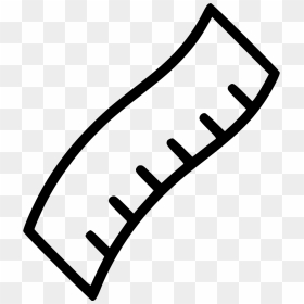 Measuring Tape Ruler Measure Scale Straightedge - White Tape Measure Icon, HD Png Download - measuring tape png