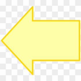 Yellow Arrow Clip Art At Clker - Yellow Arrow Left, HD Png Download - yellow arrow png