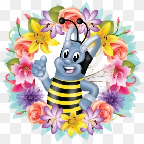 Cartoon, HD Png Download - flower circle png