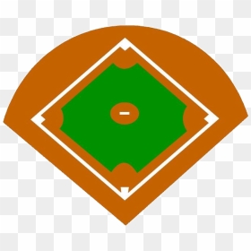 Baseball Field Softball Sport Clip Art - Diamond Clipart Baseball Field, HD Png Download - baseball field png