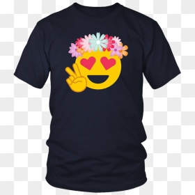 T-shirt, HD Png Download - peace emoji png
