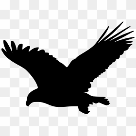Silhouette Eagle, HD Png Download - eagle silhouette png