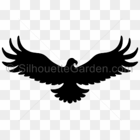 Silhouette Of A Eagle , Png Download, Transparent Png - eagle silhouette png