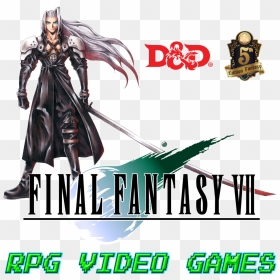Final Fantasy 7 Sephiroth Dnd 5e - Final Fantasy Vii Character Art, HD Png Download - sephiroth png