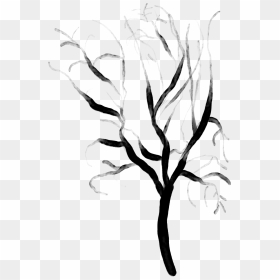 Digital Tree Sketch Ink - Sketch, HD Png Download - ink png