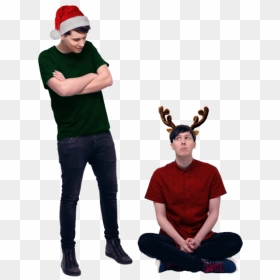 Dan And Phil Png - The Amazing Book Is Not On Fire, Transparent Png - dan and phil png