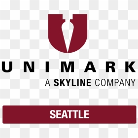 Unimark Transparent Black Lettering - Graphic Design, HD Png Download - seattle skyline png