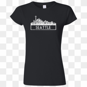 T-shirt, HD Png Download - seattle skyline png