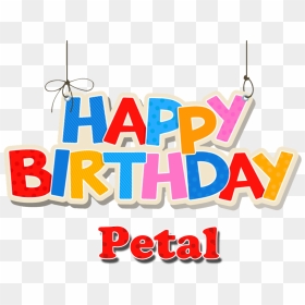 Petal Happy Birthday Name Png - Name Happy Birthday Amit, Transparent Png - petals png