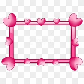 Free Png Pink Border Frame Png - Heart Frames Clipart, Transparent Png - pink frame png