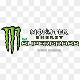 Monster Energy Supercross Logo Png, Transparent Png - monster logo png