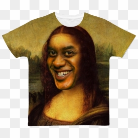 Ainsley Harriott As The Mona Lisa ﻿classic Sublimation - Ainsley Harriott Meme Face, HD Png Download - ainsley harriott png