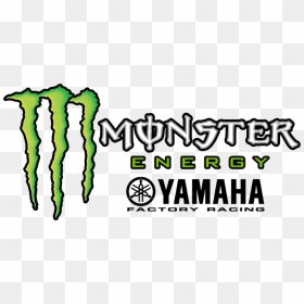 Monster Energy / Yamaha Extended Service / Graves / - Monster Energy Yamaha Factory Racing, HD Png Download - monster logo png