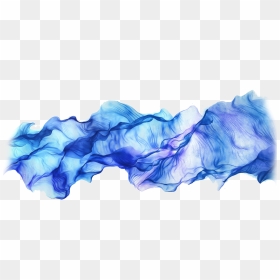 Blue Water-color Wallpaper Element Video 4k Ink Clipart - Blue Background Transparent Png, Png Download - ink png