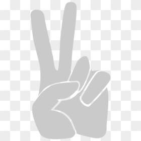 Peace Victory Hand Gesture Vector Image - Victory Symbol Free Clip Art, HD Png Download - peace emoji png