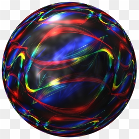 Rainbow Ball Png, Transparent Png - abstract lines png