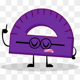 Purple Protractor , Png Download - Cute Protractor Clipart, Transparent Png - protractor png