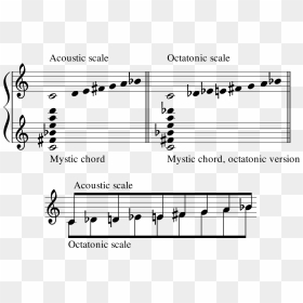 Acoustic And Octatonic Scales In Scriabin - Choir, HD Png Download - scales png