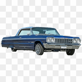 1964 Chevrolet Impala Ss - Chevy Impala Transparent, HD Png Download - lowrider png